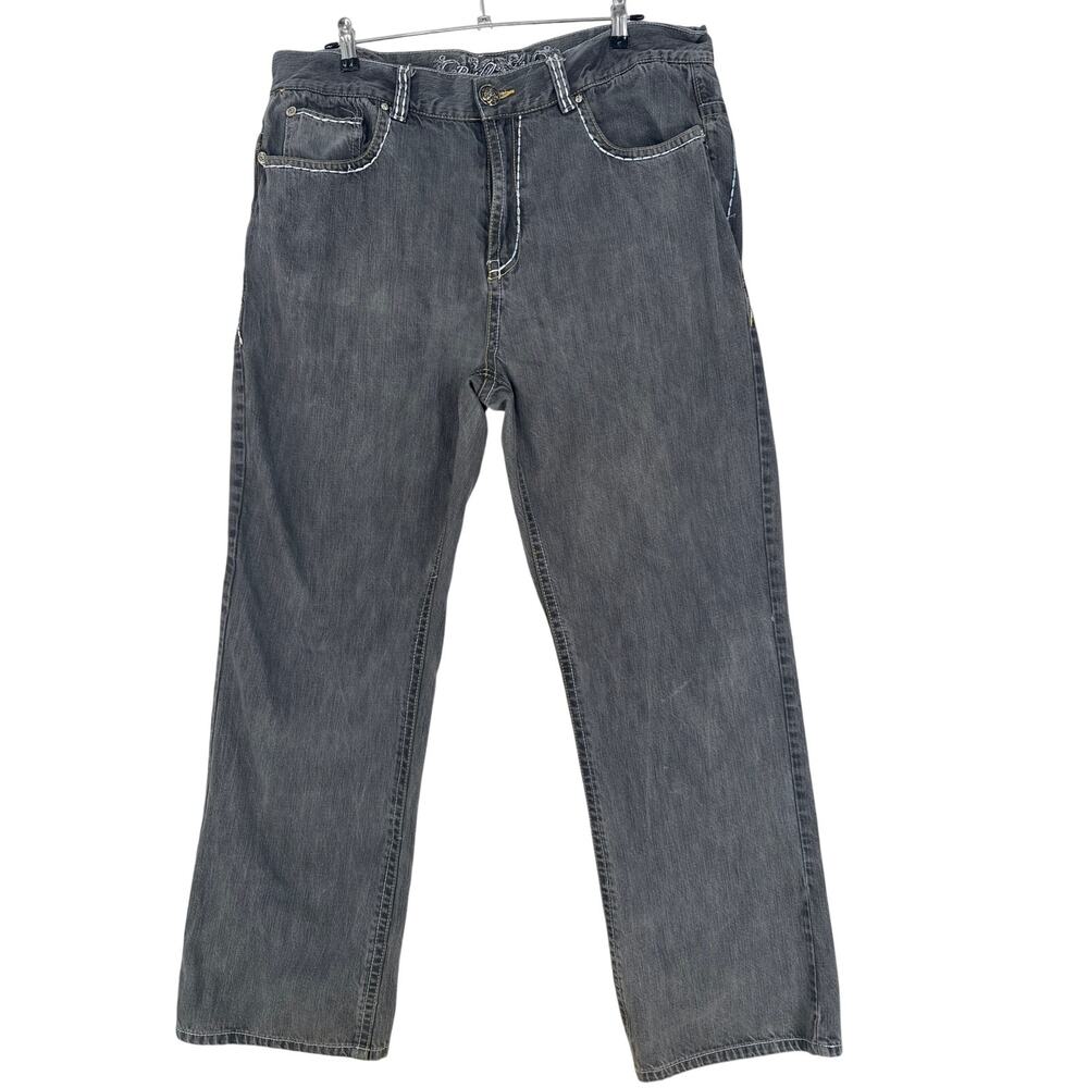 Ruthless Art Y2K gray jeans F4W316l 100% cotton size 40